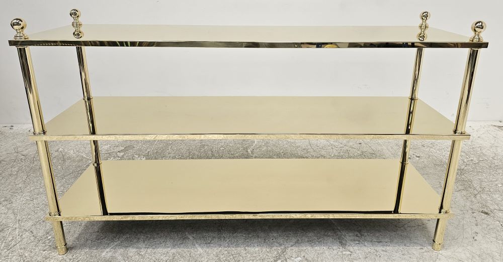 Brass unit restored with our metal polishing service