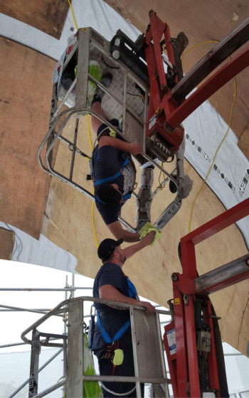 Anish Kapoor Reach 2017, MAST Foundation, Bologna, Italy Photo HGMP Anish Kapoor Reach 2017, MAST Foundation, Bologna, Italy Photo HGMP