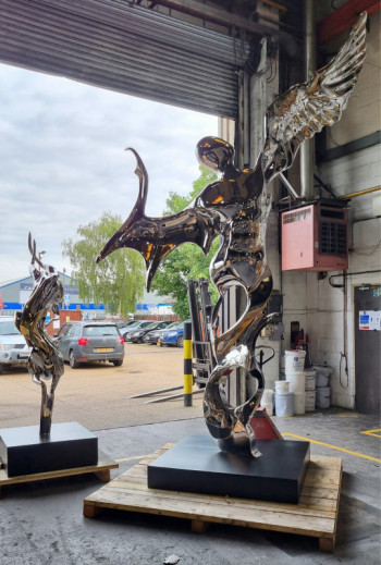 Dilemma of Man By Masoud Akhavanjam Complete restoration. Photo HGMP Dilemma of Man By Masoud Akhavanjam Complete restoration. Photo HGMP