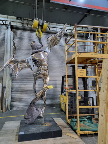 Dilemma of Man By Masoud Akhavanjam Complete restoration. Photo HGMP Dilemma of Man By Masoud Akhavanjam Complete restoration. Photo HGMP