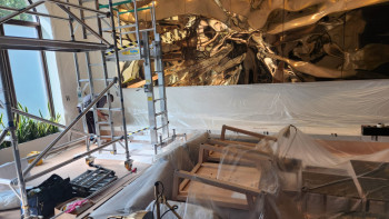 Rio Tinto. London
Cast bronze wall sculpture, refurbishment, Photo HGMP Rio Tinto. London Cast bronze wall sculpture, refurbishment, Photo HGMP